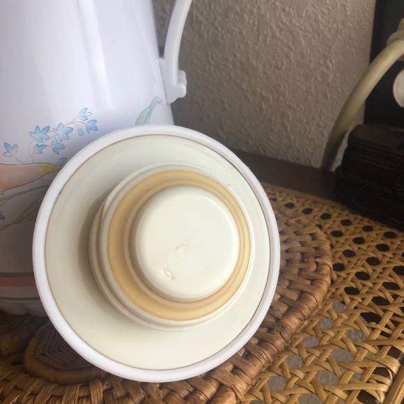 Vintage Interpur Calla Lily Floral Insulated Thermos Pitcher/Carafe - Picture 13 of 16